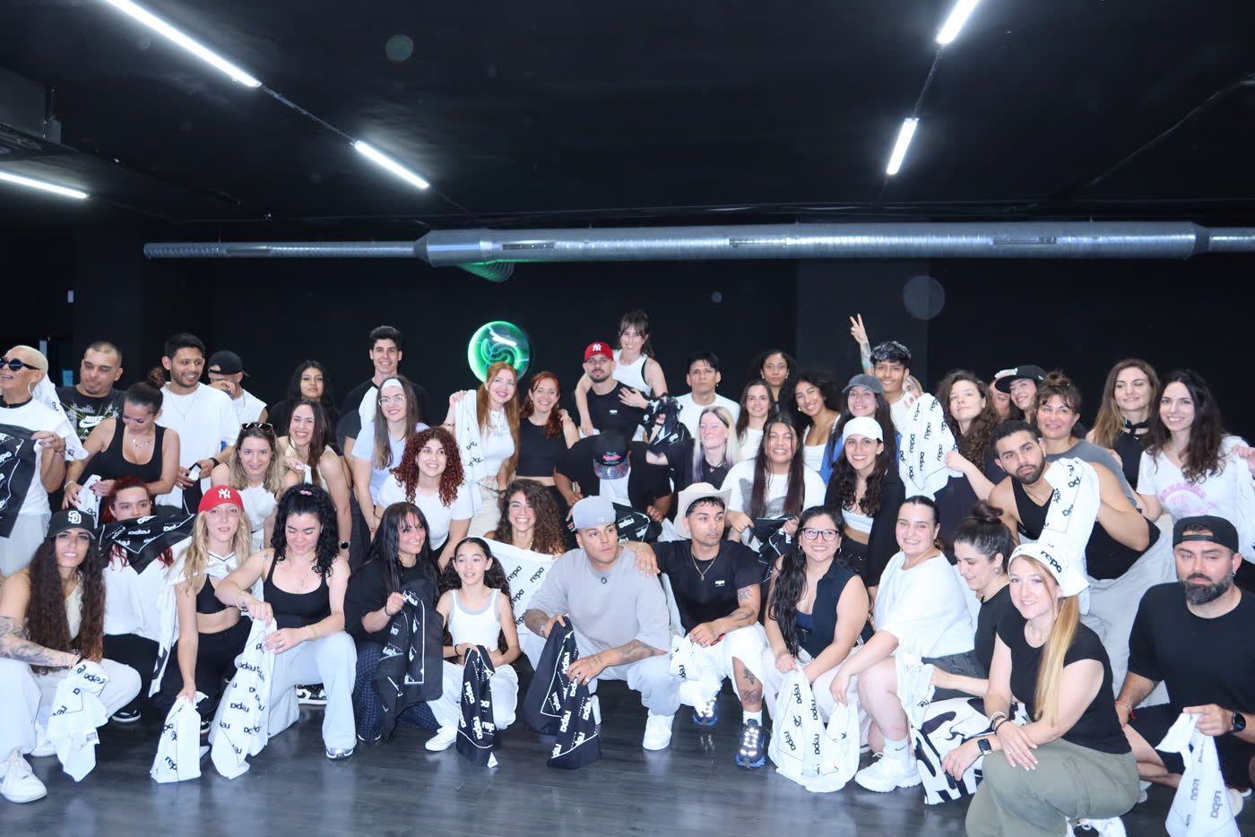 Foto de grupo al terminar la masterclass